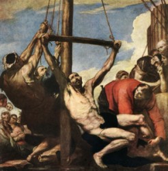 Jese de Ribera: Męczeństwo Świętego Filipa, olej na płótnie, 1639