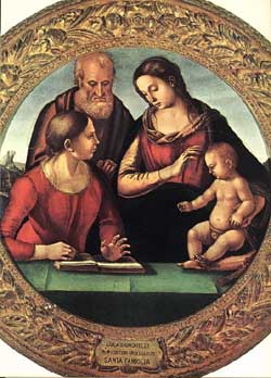 Luca Signorelli: Święta Rodzina, 1490-1492