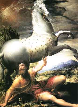 Parmigianino, Nawrócenie św. Pawła