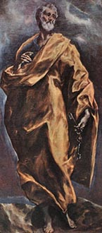 El Greco: Święty Piotr, olej na płótnie, 1608-1614