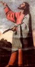 Francisco de Zubaran: Święty Bartłomiej, olej na płótnie, 1641-1658