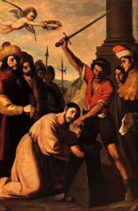 Francisco de Zurbaran: Męczeństwo Świętego Jakuba, olej na płótnie 1639