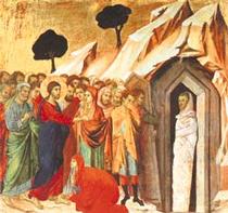 Duccio: Wskrzeszenie Łazarza